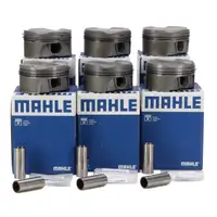 6x MAHLE 503PI00101000 Kolben PORSCHE 996 997 3.6 Carrera 99610305219