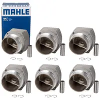 6x MAHLE 5030190 Kolben Reparatursatz PORSCHE 911 2.3 S 190 PS 91110394402