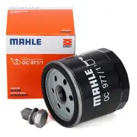 MAHLE OC977/1 Ölfilter + Schraube N90813202 VW Golf 7 Passat B8 Polo Tiguan Up 1.0-1.5 TSI