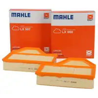 2x MAHLE Luftfilter BMW 5er E60 E61 M5 6er E63 E64 M6 V10 507 PS S85 links + rechts