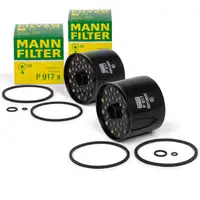 2x MANN P917X Kraftstofffilter für CASE CLAAS DAF DEUTZ EICHER JOHN DEERE MAN