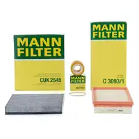 MANN Filter-Set 3-tlg VW Polo 9N SEAT Ibiza 3 Cordoba SKODA Fabia 1 Roomster 1.2 64/70 PS