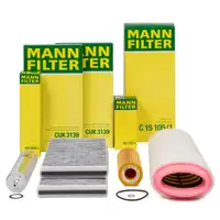 MANN Filter-Set 4-tlg BMW 5er E60 E61 520d 150/163 PS M47