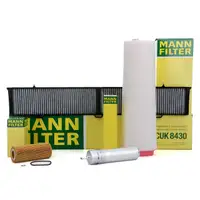 MANN Filter-Set 4-tlg BMW 3er E90 E91 E92 E93 325d 330d 197/231 PS M57 bis 02.2010