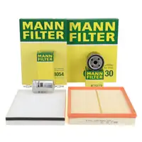 MANN Filter-Set 4-tlg OPEL Astra G Zafira A 1.4/1.6/1.8/2.0 16V OPC mit DELPHI-System