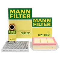 MANN Filter-Set 3-tlg OPEL Corsa D 1.3 CDTI Z13DTJ 75 PS bis 06.2010 + 90 PS