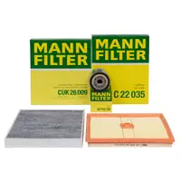 MANN Filter-Set VW Golf 7 T-Roc Touran AUDI A3 8V Q2 GA SEAT Leon SKODA Octavia 3 1.0 TSI