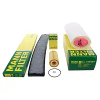 MANN Filter-Set 3-tlg BMW 3er E46 318d 115/116 PS 320d 129/136 PS M47 bis 03.2003