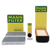 MANN Filter-Set 3-tlg BMW 5er F10 F11 F07 530d 535d ab 09.2011 6er F12 F13 F06 640d N57