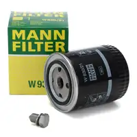 MANN W930/21 Ölfilter + Ablassschraube VW Passat B5 AUDI A4 B5-7 A6 A8 SKODA Superb 1 V6