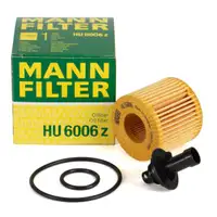 MANN HU6006Z Ölfilter TOYOTA Avensis T27 Auris Corolla E15 E18 Verso S P12 Yaris P9 P13