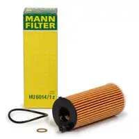 MANN HU6014/1z Ölfilter für BMW F20/21 F22/23 F30-34 F32-36 F10/11 G30 G11/12