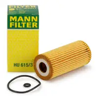 MANN HU615/3X Ölfilter Motorölfilter MERCEDES W168 W169 W245 VANEO OM640 OM668 6401800109