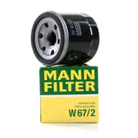 MANN W67/2 Ölfilter CHEVROLET DAEWOO DAIHATSU NISSAN OPEL Agila B 1.0 1.2 SUZUKI