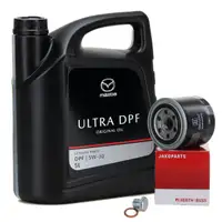 5L 5 Liter ORIGINAL Motoröl ÖL ULTRA DPF 5W30 + H+B Ölfilter MAZDA 3 323 5 6 626 CX-7