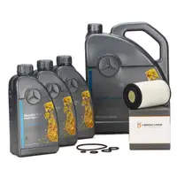 8L ORIGINAL Mercedes-Benz Motoröl 5W40 MB 229.5 + HIRSCHER Ölfilter 0001802609