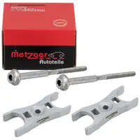 2x METZGER Halter + Dehnschraube Einspritzdüse VW Golf 7 Passat B8 Tiguan A3 1.6/2.0 TDI