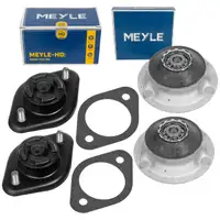 2x MEYLE Federbeinstützlager vorne + HD VERSTÄRKT hinten BMW 3er E36 Z3 Z4 E85 E86