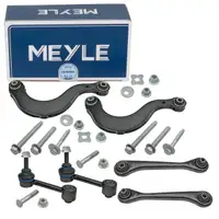 4x MEYLE Querlenker + Koppelstange + Montagesatz VW Golf 5 Passat B6 B7 A3 8P hinten