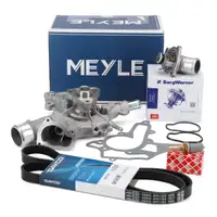 MEYLE Wasserpumpe + Thermostat + Sensor + Rriemen OPEL Astra G H Corsa C D 1.0 1.2 1.4