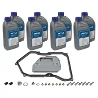 MEYLE 1001350106/XK Getriebefilter Satz 6-Gang 09K TF-61SN + 8L Getriebeöl VW Multivan T5