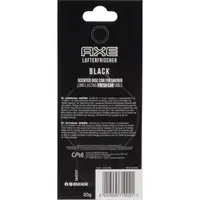 AXE 3D Hanging Lufterfrischer Autoduft Innenraumduft Duftspender BLACK 20g