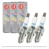 3x NGK 95463 PKER7A8EGS LASER PLATINUM Zündkerze VW Golf 7 Polo 5 6 Up 1.0 TSI 04E905602