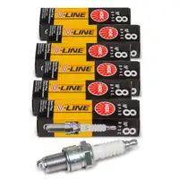 6x NGK 2364 Zündkerze V-LINE 8 BMW 3er E21 E30 5er E12 E28 6er E24 7er E23 VW Golf 1