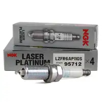 NGK Zündkerze LASER PLATINUM 95712 LZFR6AP11GS für BMW 6-Zylinder