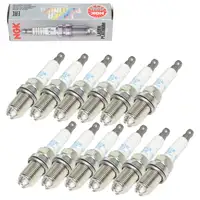 12x NGK 3199 BKR6EQUP Zündkerze BMW 7er E38 750i E65-67 760i 8er E31 850Ci M73 N73