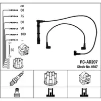 NGK 0507 RC-AD207 Zündkabelsatz Zündleitungssatz