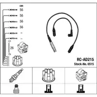 NGK 0515 RC-AD215 Zündkabelsatz AUDI A4 (8D B5) 1.6 100 PS 11.1994-09.2001