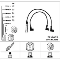 NGK 0516 RC-AD216 Zündkabelsatz Zündleitungssatz