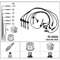 NGK 0524 RC-AR205 Zündkabelsatz Zündleitungssatz