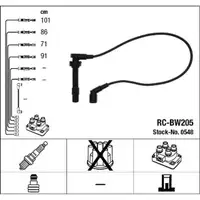 NGK 0548 RC-BW205 Zündkabelsatz Zündleitungssatz