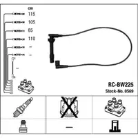 NGK 0569 RC-BW225 Zündkabelsatz Zündleitungssatz