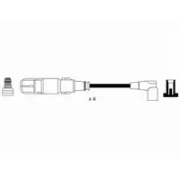 NGK 0579 RC-BW235 Zündkabelsatz Zündleitungssatz