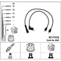 NGK 0665 RC-FT418 Zündkabelsatz Zündleitungssatz