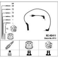 NGK 0713 RC-HD411 Zündkabelsatz Zündleitungssatz