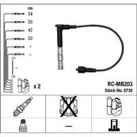 NGK 0738 RC-MB203 Zündkabelsatz Zündleitungssatz