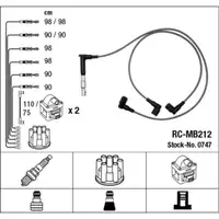 NGK 0747 RC-MB212 Zündkabelsatz Zündleitungssatz