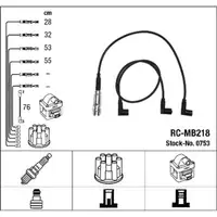 NGK 0753 RC-MB218 Zündkabelsatz Zündleitungssatz