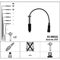 NGK 0757 RC-MB222 Zündkabelsatz Zündleitungssatz