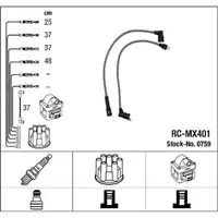 NGK 0759 RC-MX401 Zündkabelsatz Zündleitungssatz