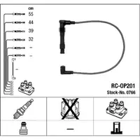 NGK 0766 RC-OP201 Zündkabelsatz Zündleitungssatz