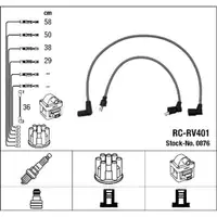 NGK 0876 RC-RV401 Zündkabelsatz Zündleitungssatz