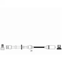 NGK 0967 RC-VW236 Zündkabelsatz VW Golf 4 AUDI A3 8L1 SKODA Octavia 1 1.8 125 PS