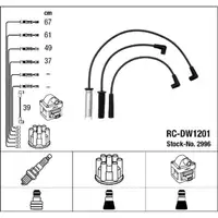 NGK 2996 RC-DW1201 Zündkabelsatz DAEWOO Espero (KLEJ) 2.0 Nexia 1.5 92060980