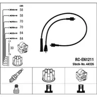 NGK 44326 RC-EN1211 Zündkabelsatz NISSAN Laurerl (JC31) 2.4 113/120 PS 01.1981-12.1985