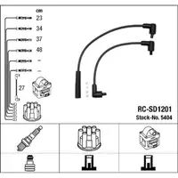 NGK 5404 RC-SD1201 Zündkabelsatz SKODA Felicia 1 2 (6U) 1.3 54/68 PS